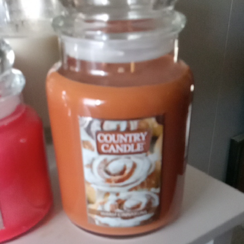 Pumpkin Spice Large Jar Candle - Orange